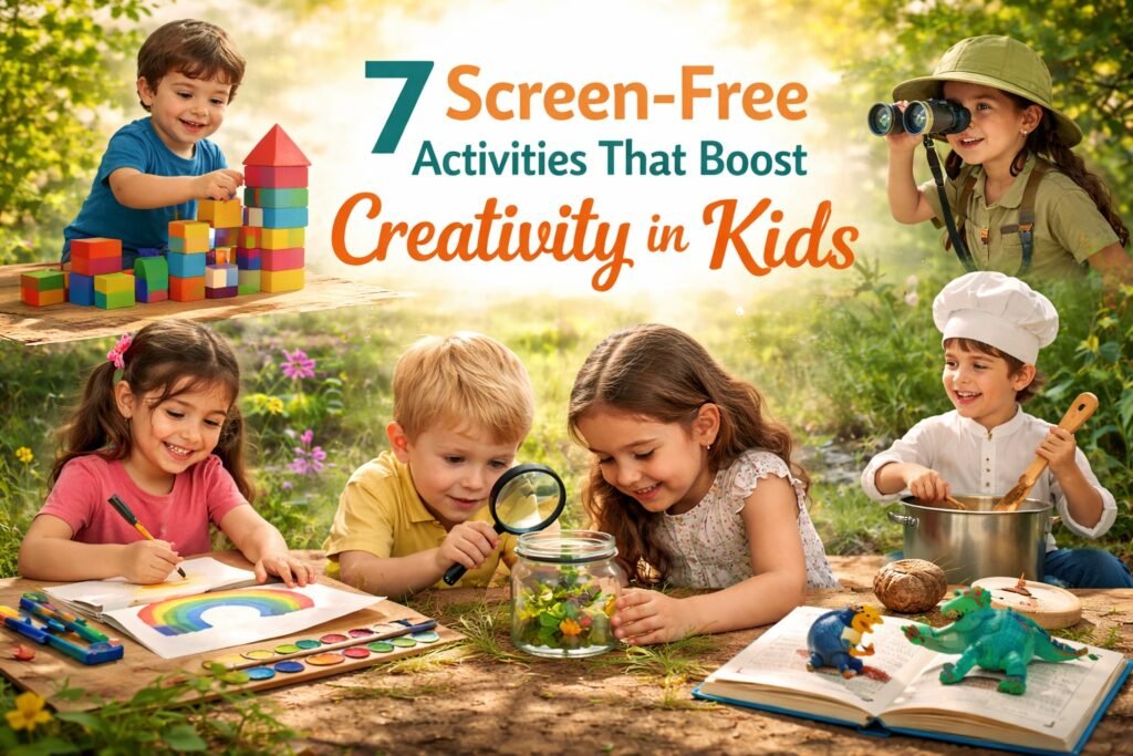 7 Screen Free Activities That Boost Creativity in Kids
